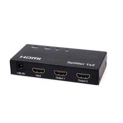 Коммутатор мониторный Lucom 78.01.4351, HDMI 1x2 Splitter, Act 1080p, 4K, Стандарт, черный 9776900S фото